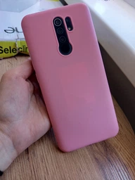 Чехол Soft Touch для Xiaomi Redmi 9 силикон бампер мятно-голубой