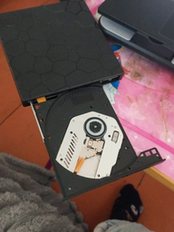 Внешний CD/DVD RW дисковод с USB хабом 10в1 USB 3.0 Type-C оптический ультратонкий с кардридером Micro SD для ноутбука MacBook компьютера ПК чтение и запись дисков портативный Plug&Play без драйверов без внешнего питания 5 Гбит Windows MacOS Linux фото от покупателей 18