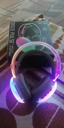 Наушники беспроводные накладные игровые детские SMY-580 Bluetooth RGB беспроводные со встроенным микрофоном, розовые фото от покупателей 18