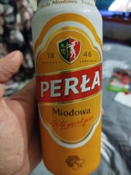 Упаковка пива Perla Miodowa светлое фильтрованное 5.4% 0.5 л x 4 шт (5905927000988)