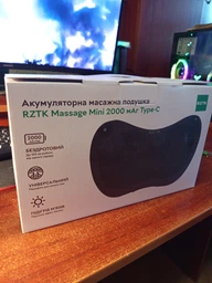 Масажна подушка RZTK Massage Mini 2000 мА/год Type-C фото від покупців 2