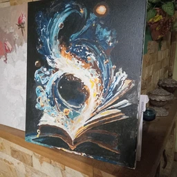 Картина за номерами 40×50 см Kontur Книга таємниць з фарбами металік DS0659