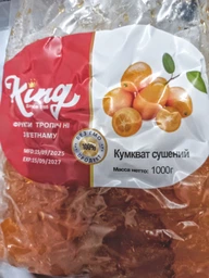 Кумкват оранжевый цукат (вяленый мандарин) 1 кг Clear (KKO-R-1000)