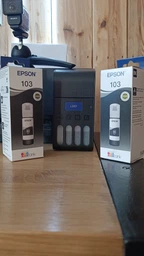 Контейнер с чернилом Epson 103 для EcoTank L3151/L3201/L1250/L3156/L3251/L3266/L3150/L3260 Black (C13T00S14A)