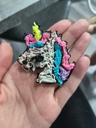 3D-ручка RZTK ArtPen с разноцветным эко-пластиком 250 м + Книга с трафаретами Purple фото от покупателей 3