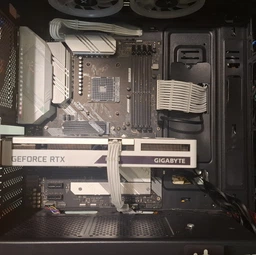 Набор Кабелей 4шт удлинителей питания GPU / CPU / ATX 30 см 24 -24/ 8-8 PIN в изоляции Белый фото от покупателей 3