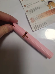 Женский электрический триммер для бровей Eyebrow Trimmer электробритва / эпилятор с подсветкой для депиляции волос над губой / в носу / на лице + щеточка, на батарейках, розовое золото (109575667) фото от покупателей 2