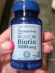 Біотин Puritans Pride Biotin 5000 mcg 60 caps