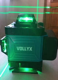 Лазерный уровень Vollyx нивелир 2 аккумулятора 16 линий зеленый луч фото от покупателей 14