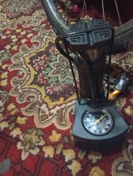 Насос велосипедный ножной с манометром Air pump