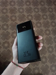 Павербанк 20000 mAh 22.5W Power Bank Baseus Adaman Портативный Аккумулятор Внешний Аккумулятор повербанк с быстрой зарядкой QC3.0+PD3.0 (PPAD000101) Черный