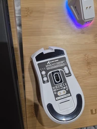 ATTACK SHARK X11 63g Біла ігрова миша (PAW3311, 22000 DPI, Bluetooth/2.4G/USB-C, RGB док-станція) фото від покупців 17