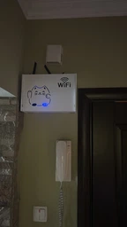 Настенная коробка для роутера Wi-Fi Полка 30*20,5*10 см Белая котик