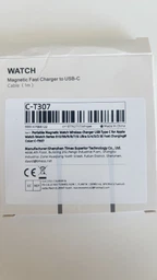 Беспроводная зарядка для Apple Watch 1/2/3/4/5/6/7/8/Ultra/SE USB Type-C Wireless Charger Белая