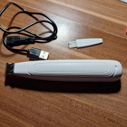 Акумуляторний тример (500 mAh) з насадкою у 18 мм для стрижки вушок, лапок, важкодоступних місць домашніх тварин: котів та собак Shaver for Pets / Щіточка / LED ліхтарик / Набір для грумінгу фото від покупців 4