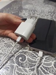 Комплект Зарядний блок для iPhone 15 16 17 Pro Plus Max Швидка зарядка USB-C Мережевий зарядний пристрій 35W Блок живлення Type-C Power Adapter; Кабель плетений 60W для швидкого заряджання айфон 15 16 17 iPad Samsung 90 см LEXEGO BK3560/W1 фото від покупців 1