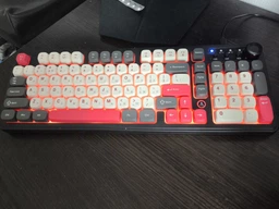 Клавіатура бездротова Ajazz AF98 Plus Black Shark Red (AF98-PLUS-BSR)