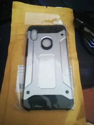 Броньований протиударний TPU+PC чохол Immortal для Xiaomi Redmi Note 7 / Note 7 Pro / Note 7s Срібний Без бренду