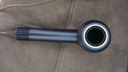 Професійний фен стайлер для волосся Super Hair Dryer 1600 Вт + 5в1 насадок, сірий / фуксія