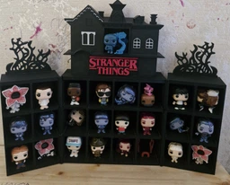 Тематическая Полка Большой Раскладной Дом для Фигурок Stranger Things Kinder Joy Funko Pop Stand / Display / Для 24 Фигурок из Сериала Очень странные дела фото от покупателей 3