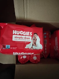 Упаковка влажных салфеток Huggies Simply Clean 72 шт х 10 пачек (5029054238646)