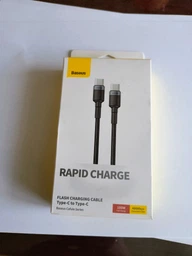 Кабель для зарядки Baseus CATKLF-AL91 Cafule 100W Type-C to Type-C, 2м red/black