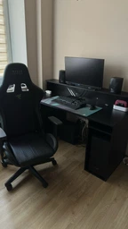 Компьютерный стол Комбо 2 1400х650х750/900 мм Антрацит ( SKRZ2000-039)