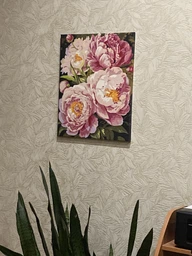 Картина по номерам 40×50 см Kontur. Розовые пионы. DS0499