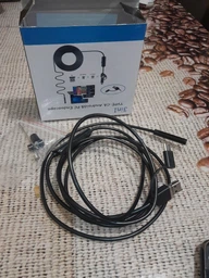 Эндоскоп для смартфона и компьютера Type-C + USB для Android Windows с гибким зондом, 2 м, камера 5.5 мм автомобильный для дома водонепроницаемый, гибкая камера фото от покупателей 16