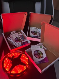 Розумна світлодіодна стрічка RZTK Smart RGB LED BT USB 5м + пульт фото від покупців 7