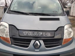 Дефлектор капота Renault Trafiс II (2001-2014) коротка широка (мухобійка) AV-Tuning