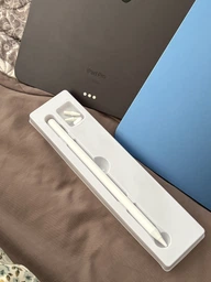 Стилус активний для планшету Apple iPad IOS з індикатором заряду на магните + накінечник Білий фото від покупців 2