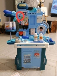 Набір лікаря зі столиком та інструментами Medical Station Блакитний фото від покупців 1