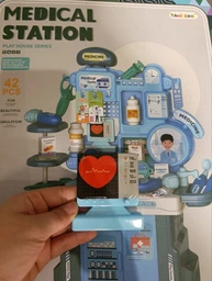 Набір лікаря зі столиком та інструментами Medical Station Блакитний