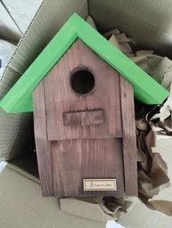 Синичник, скворечник, домик для птиц от "House_for_birds" Зеленый