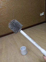 Ёршик для унитаза RZTK iClean с дозатором для моющих средств фото от покупателей 1