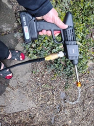Акумуляторна мийка високого тиску RZTK PowerWash 21 В 30 bar Black (кейс + 2 акумулятора) фото від покупців 18