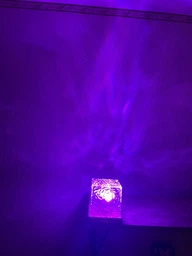 Ночник от USB куб звездное небо LED настольная RGB лампа 16 цветов для спальни и детской + пульт фото от покупателей 1