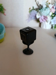 Мини камера IP скрытого видеонаблюдения wi-fi Full hd 1080 куб camera беспроводная скрытая маленькая миникамера вайфай с датчиком движения аккумуляторная видеокамера с записью на карту памяти microSD онлайн с передачей на телефон для дома офиса черная фото от покупателей 8