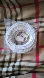 Патч-корд мережний кабель Інтернет gigabit ethernet Cat 6e RJ45 Lan Cable 20 м Kayfovo LC-6 Білий фото від покупців 4