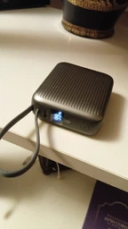 Повербанк 10000 mAh 22.5W Foneng PX115 с LED дисплеем и быстрой зарядкой PD/QC USB-C порт встроенный кабель Type-C lightning универсальный мощный портативный повер банк 10 000 power bank павербанк для телефона iPhone Samsung роутера планшета серый фото от покупателей 8
