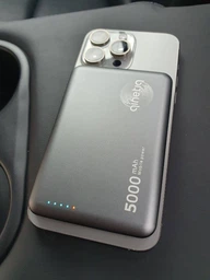 Магнітний повербанк 5000 mah 20W Qinetiq P5 aluminium powerbank magsafe 3 в 1 для епл apple айфона iphone 12 13 14 15 16 17 і apple watch бездротовий портативний магсейф магнітна бездротова зарядка універсальна павер банк максейв Titan