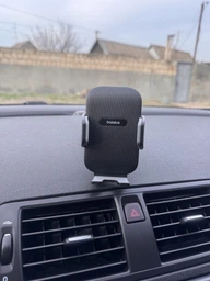 Автомобільний тримач для телефону Baseus UltraControl Go Series Clamp-Type Phone Holder для кріплення на панель/торпедо/лобове скло/дефлектор (C40361600111-00) Black