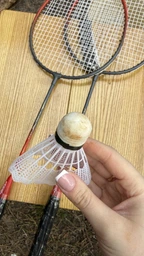 Набор ракетки для бадминтона Newt King Badminton Pro 2 ракетки волан чехол (NE-BD-209GB) фото от покупателей 4