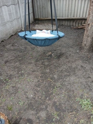 Гойдалка підвісна для дітей та дорослих, гніздо лелеки «Take&Ride Nest» Grey