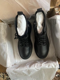 Женские демисезонные берцы кожаные высокие Skechers 167344 BBK 38 (8US) 25 см Черные (195969236154) фото от покупателей 1