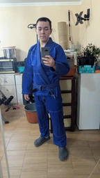 Кимоно для джиу джитсу CORE CO-3139-A рост 160 Синий фото от покупателей 1