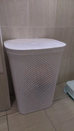 Кошик для білизни пластиковий Curver Infinity 60 л (04754) Зелений фото від покупців 1