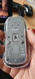 Беспроводная Bluetooth мышь Gelius Aura GP-WM001 Бесшумная, Transparent-Grey фото от покупателей 1