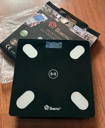 Смарт-ваги, розумні підлогові ваги Domotec Smart Scale 2, електронні, фітнес, Bluetooth, 180 кг, рожеві фото від покупців 19